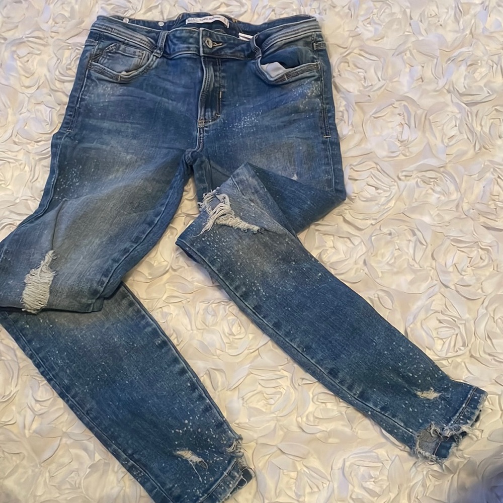 Zara distress Jeans